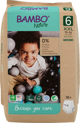 Bambo Nature Maat 6 Luierbroekjes XXL