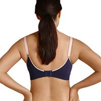 Naadloze en biologische borstvoedings- & zwangerschapsbeha CARRIWELL Original Deluxe marineblauw - thumbnail