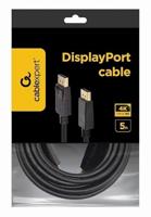 Gembird DisplayPort kabel, 4K, 5 meter - thumbnail