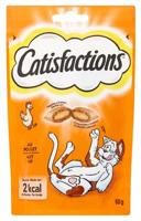 Catisfactions met kip kattensnack 6 x 60 g - thumbnail