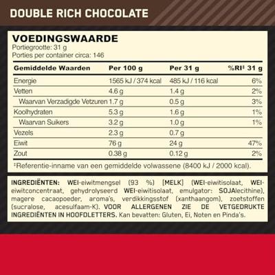 Gold Standard 100% Whey Protein | Optimum Nutrition | 4530g - thumbnail