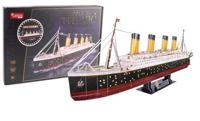3D Lichtgevende Puzzel - Titanic Schip - Constructiespel - EXPLORA - 266 Stukjes - Vanaf 8 jaar - thumbnail