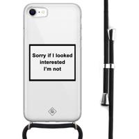iPhone SE 2020 hoesje met koord - Not interested - thumbnail