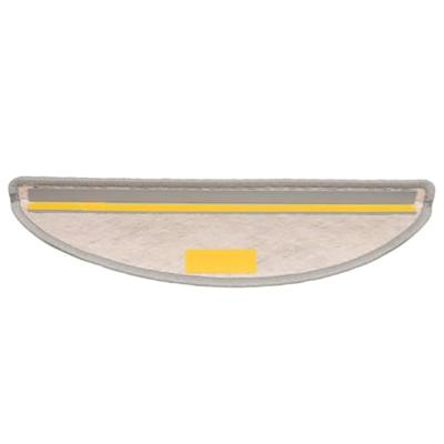 Trapmatten zelfklevend 15 st sisal-look 56x17x3 cm platinakleur - thumbnail