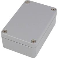 Hammond Electronics 1590Z180GY Behuizing 180 x 180 x 101 Aluminium Grijs 1 stuk(s) - thumbnail