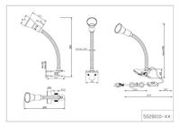 Trio KlemspotFlexo zwart - 5028010-02 - thumbnail