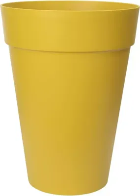 Bloempot Elho Geel Ø 34 cm Oker Plastic Cirkelvormig Modern