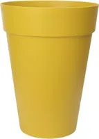 Bloempot Elho Geel Ø 34 cm Oker Plastic Cirkelvormig Modern - thumbnail