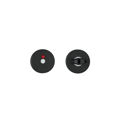 curve rozet - 8x52mm - WC - zwart
