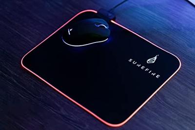 Surefire Gaming Silent Flight RGB-320 Gaming muismat Verlicht Zwart