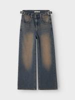 Name it winter jeans broek meisjes - donker blauw - NkfBella - skater fit - thumbnail