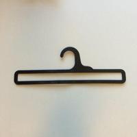 Sjaalhanger zwart 27 cm 10 stuks - thumbnail