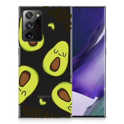 Samsung Galaxy Note20 Ultra Telefoonhoesje met Naam Avocado Singing Samsung Galaxy Note20 Ultra Telefoonhoesje met Naam Avocado Singing