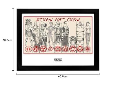 One Piece Framed Print - Straw Hat Crew (30x40cm) One Piece Framed Print - Straw Hat Crew (30x40cm)