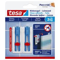 Klevende spijker tesa canvas tegels 2kg wit | 8 stuks - thumbnail