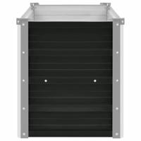 Plantenbak verhoogd 160x40x45 cm gegalvaniseerd staal antraciet - thumbnail