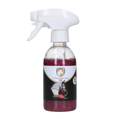 Excellent Horse Hi Gloss Glitter Spray Pink 250 ml Excellent Horse Hi Gloss Glitter Spray Pink 250 ml