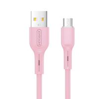 JOYROOM S-M357 1m hoge elasticiteit TPE snoer 2A USB A naar Micro USB Data Sync kabel kosten voor Galaxy Huawei Xiaomi LG HTC en andere Smart Pho - thumbnail
