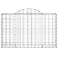 Schanskorven 40 st gewelfd 200x50x120/140 cm ijzer - thumbnail