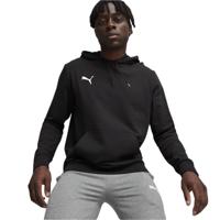 PUMA teamGOAL Casuals Hoodie Zwart Wit - thumbnail