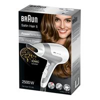 Braun BRHD580E Satin Hair 5 Power Perfection Haardroger 2500W Wit/Zilver - thumbnail