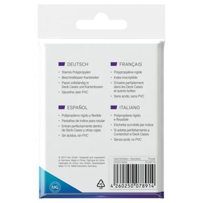 Ultimate Guard Card Dividers Standard Size (10) - Purple