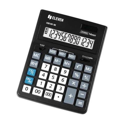 Eleven CDB1401-BK zwarte bureaucalculator