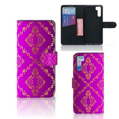 Wallet Case OPPO A91 | Reno3 Barok Roze Wallet Case OPPO A91 | Reno3 Barok Roze