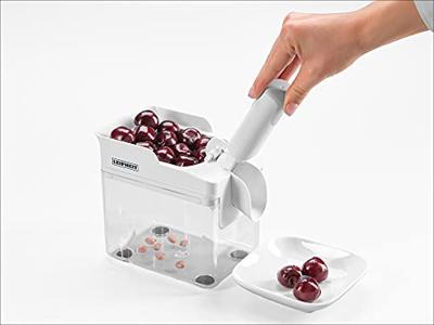Leifheit 37211 cherry stoner kersenontpitter wit/tranparant