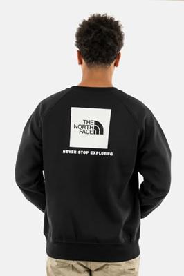 The North Face Raglan Box NSE Crew Casual Sweater Heren XL The North Face Raglan Box NSE Crew Casual Sweater Heren XL