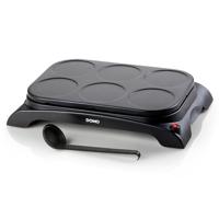 DOMO DO8709P Crepiere - 6 personen - 1000W - Zwart - thumbnail