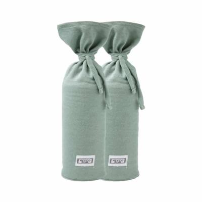 Meyco kruikenzak jersey basic stone green 2-pack Maat
