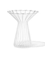 HEMA Vaas voor geurstokjes ⌀10x12cm glas met kraag transparant (transparant) - thumbnail