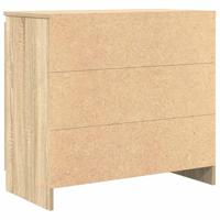 Dressoir met lade 71x35x65 cm spaanplaat sonoma eikenkleurig - thumbnail