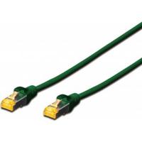 Digitus DK-1644-A-030/G RJ45 Netwerkkabel, patchkabel CAT 6A S/FTP 3.00 m Groen Halogeenvrij, Verdraaide paren, Snagless, Vlambestendig 1 stuk(s) - thumbnail