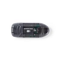 Nedis Kaartlezer | MMC / SD / SDHC | USB 2.0 | 1 stuks - CRDRU2100BK CRDRU2100BK - thumbnail
