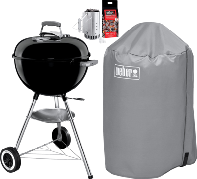 Weber Barbecuepakket Original Kettle 47 cm Zwart Weber Barbecuepakket Original Kettle 47 cm Zwart