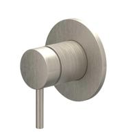 Afbouwdeel IVY Bond Inbouw douchemengkraan Met Ronde Rozet Geborsteld Nickel PVD - thumbnail