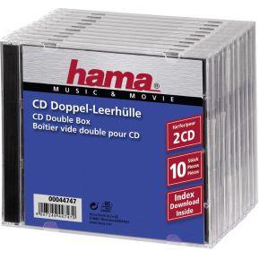 Hama cd box 10 pak 2cd hoes geseald