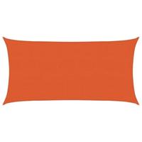 Zonnezeil 160 g/m 2,5x5 m HDPE oranje - thumbnail