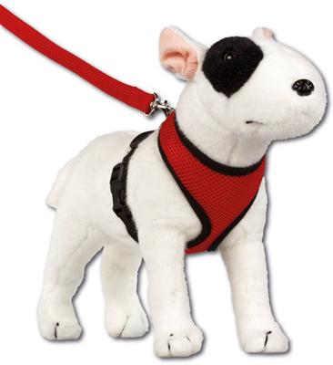 Hondentuig Round Loop Harnass Mesh Red Hondentuig Round Loop Harnass Mesh Red