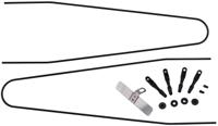 CONTEC spatbordstangen bevestigingsset "splash protect dlx" ct strut set f. splash prot.48/54mm 26/28 black - thumbnail