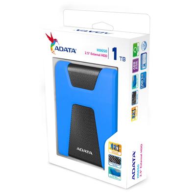 ADATA HD650 externe harde schijf 1000 GB Blauw