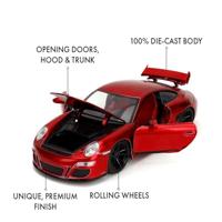 JADA TOYS Porsche Roze slips, 911 GT3 997 Kant-en-klaar model Personenauto (model) - thumbnail