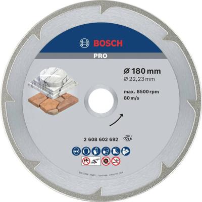 Bosch Accessoires Diamantdoorslijpschijf Best for Marble 180 x 22,23 x 2,2 x 3 mm 1st - 2608602692