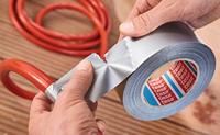 tesa UNIVERSAL 56348-00001-05 Textieltape tesa extra Power Zwart (l x b) 10 m x 50 mm 1 stuk(s) - thumbnail