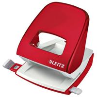 Perforator leitz wow 5008 metaal 30 vel rood - thumbnail