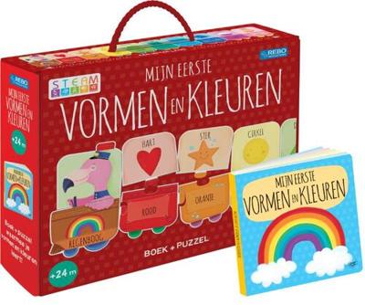 Mijn Eerste Vormen En Kleuren Puzzeltrein + Boek