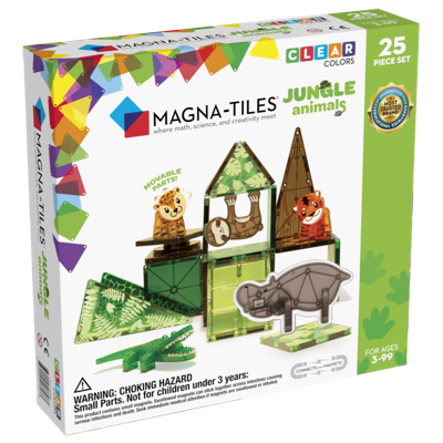 Magna-Tiles Jungle Animals 25 stuks Magna-Tiles Jungle Animals 25 stuks