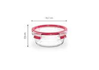 Emsa Clip & Close Glazen vershoudbakje, 0,6 L doos - thumbnail